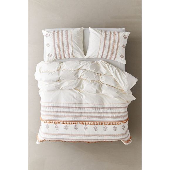 New Urban Brendy Embroidered Duvet Cover sz Twin - Picture 3 of 8